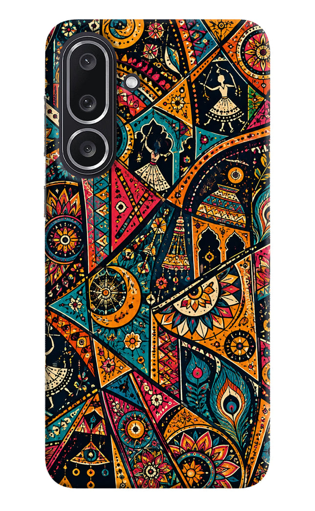 Folk Print Samsung M36 5G Hard Case Back Cover by Casekaro