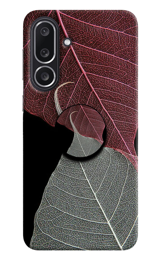 Leaf Pattern Samsung M36 5G Pop Case by Casekaro