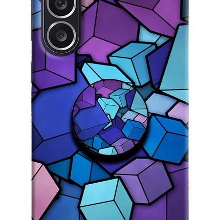 Cubic Abstract Samsung M36 5G Pop Case by Casekaro