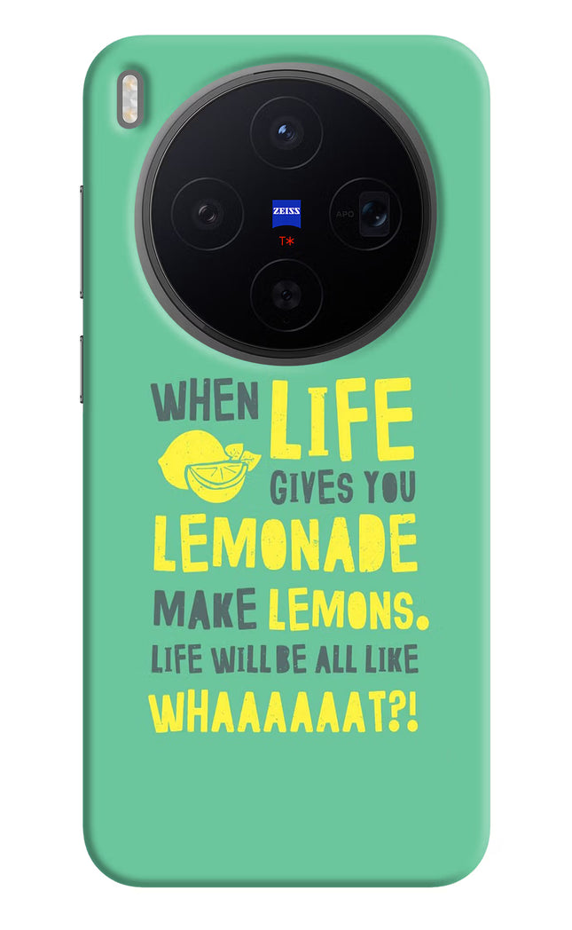 Quote Vivo X300 Hard Case Back Cover by Casekaro