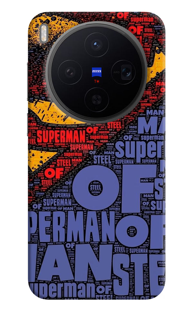 Superman Vivo X300 Hard Case Back Cover by Casekaro