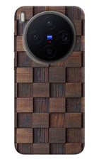 Wooden Cube Design Vivo X300 Hard Case Back Cover by Casekaro