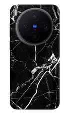 Black Marble Pattern Vivo X300 Hard Case Back Cover by Casekaro