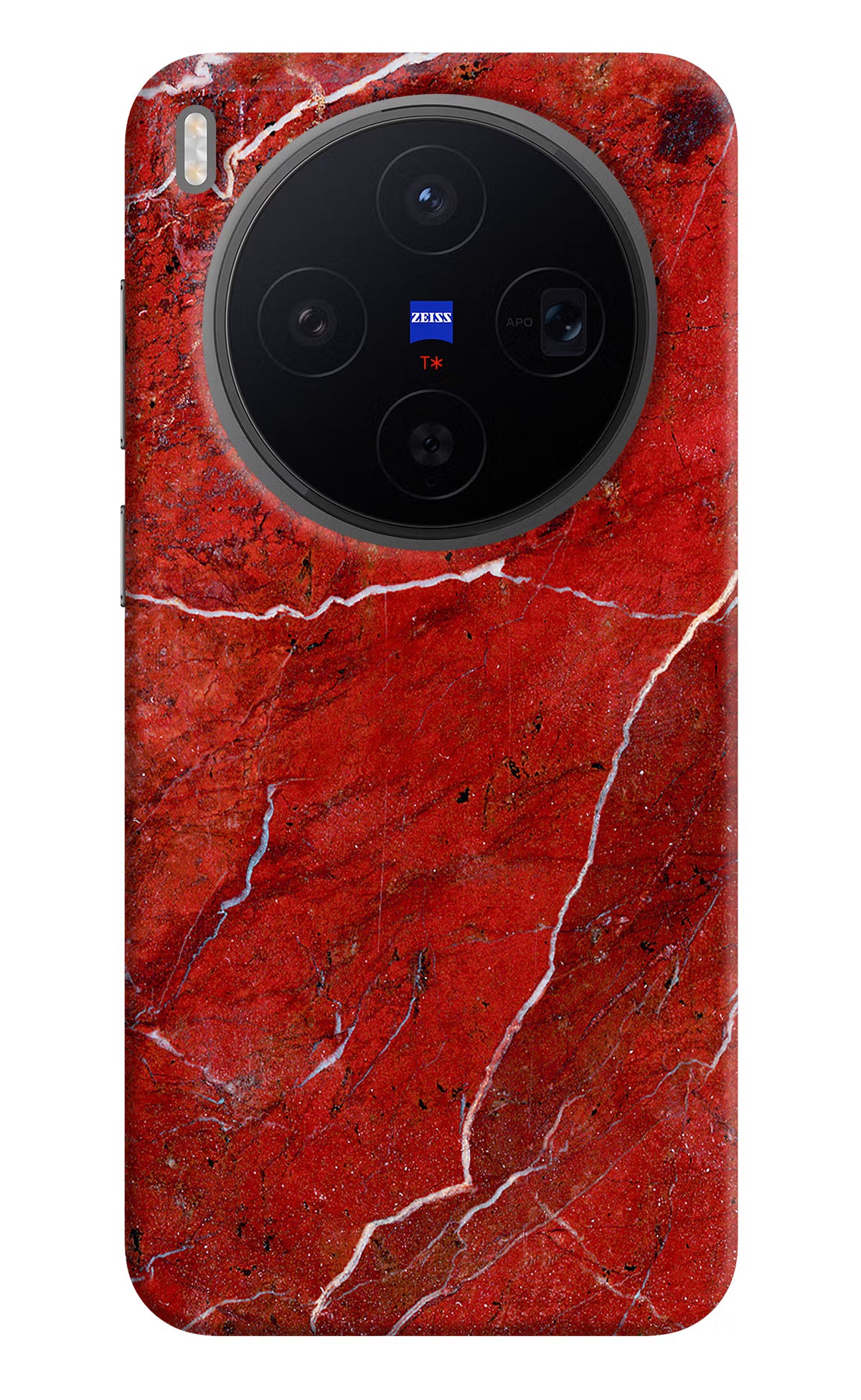 Red Marble Design Vivo X300 Back Cover