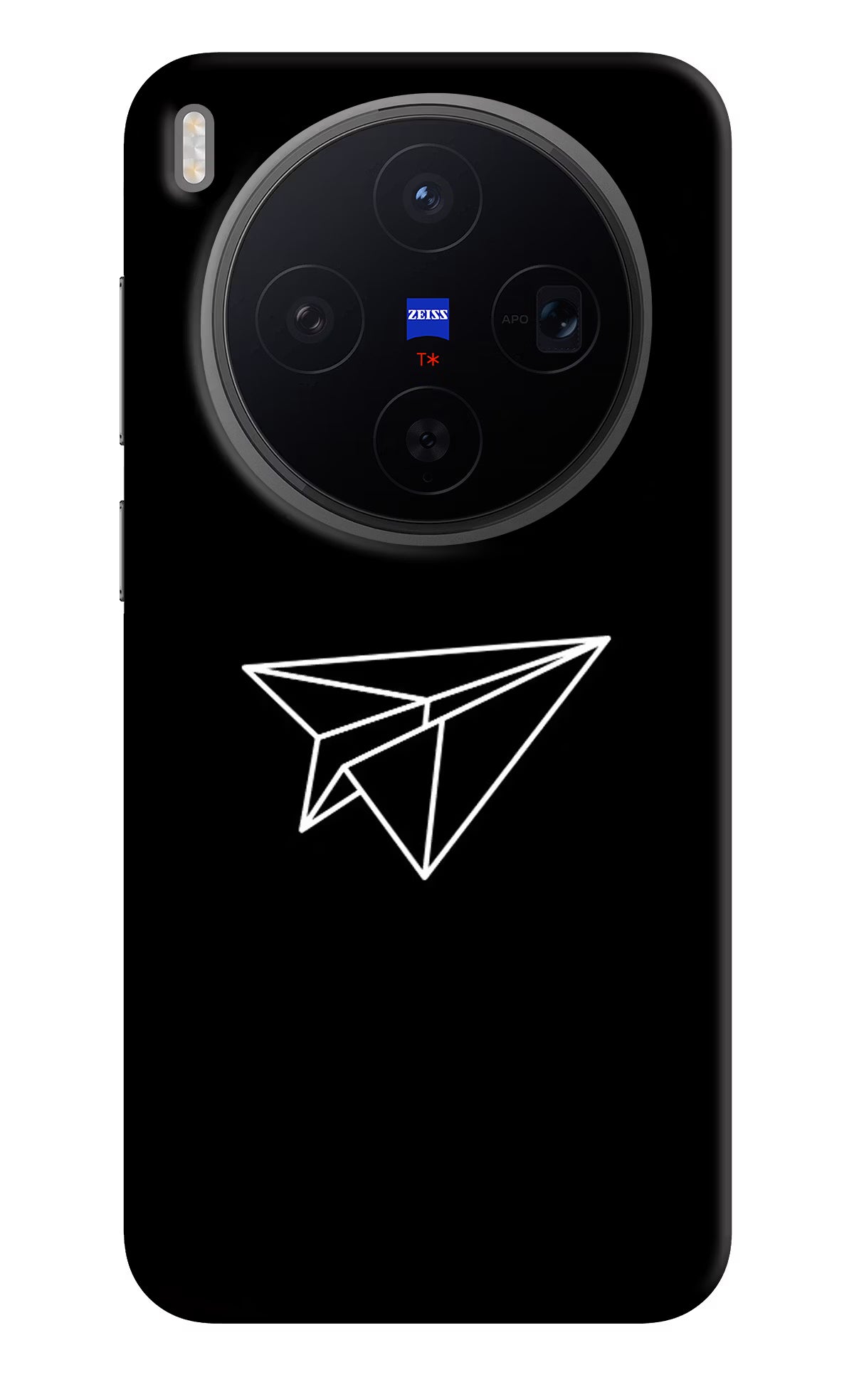 Paper Plane White Vivo X300 Back Cover