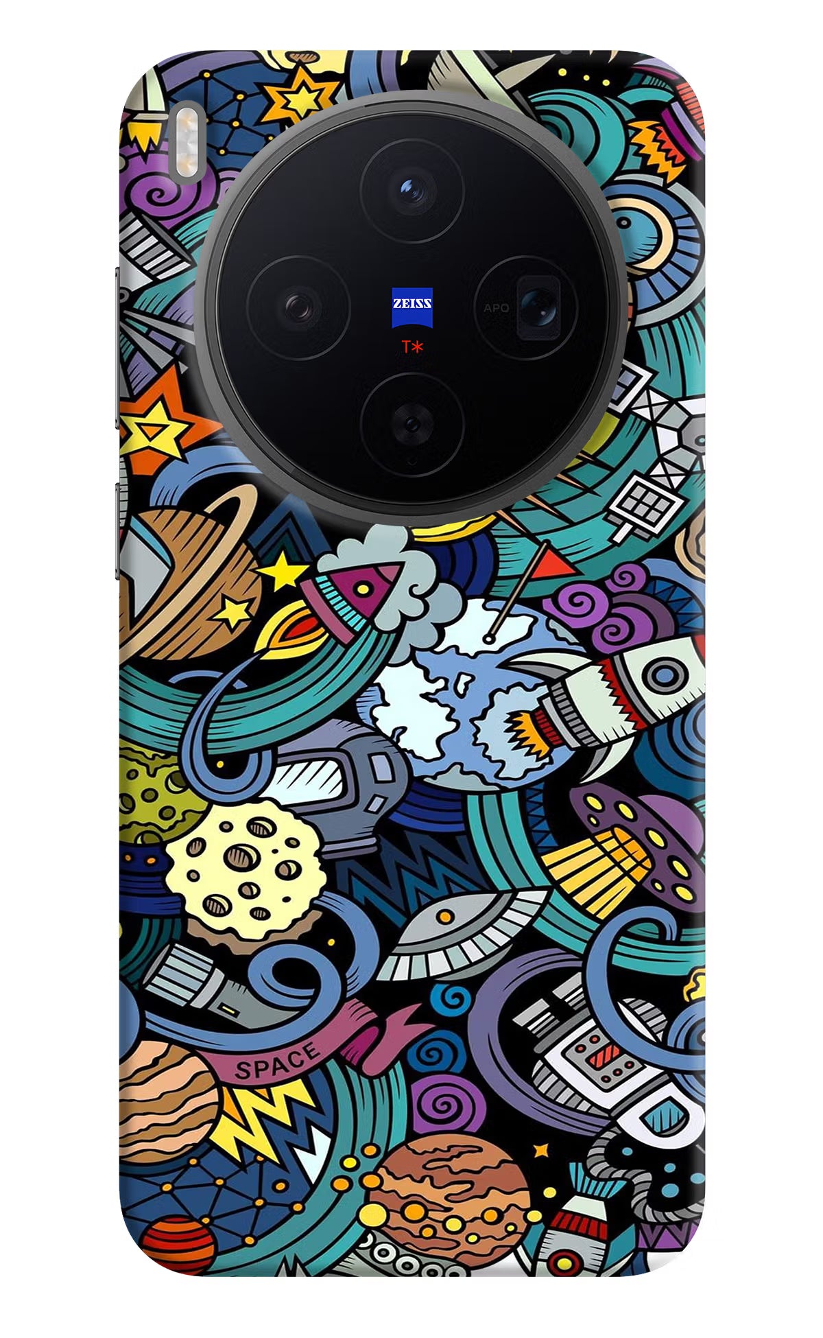 Space Abstract Vivo X300 Back Cover