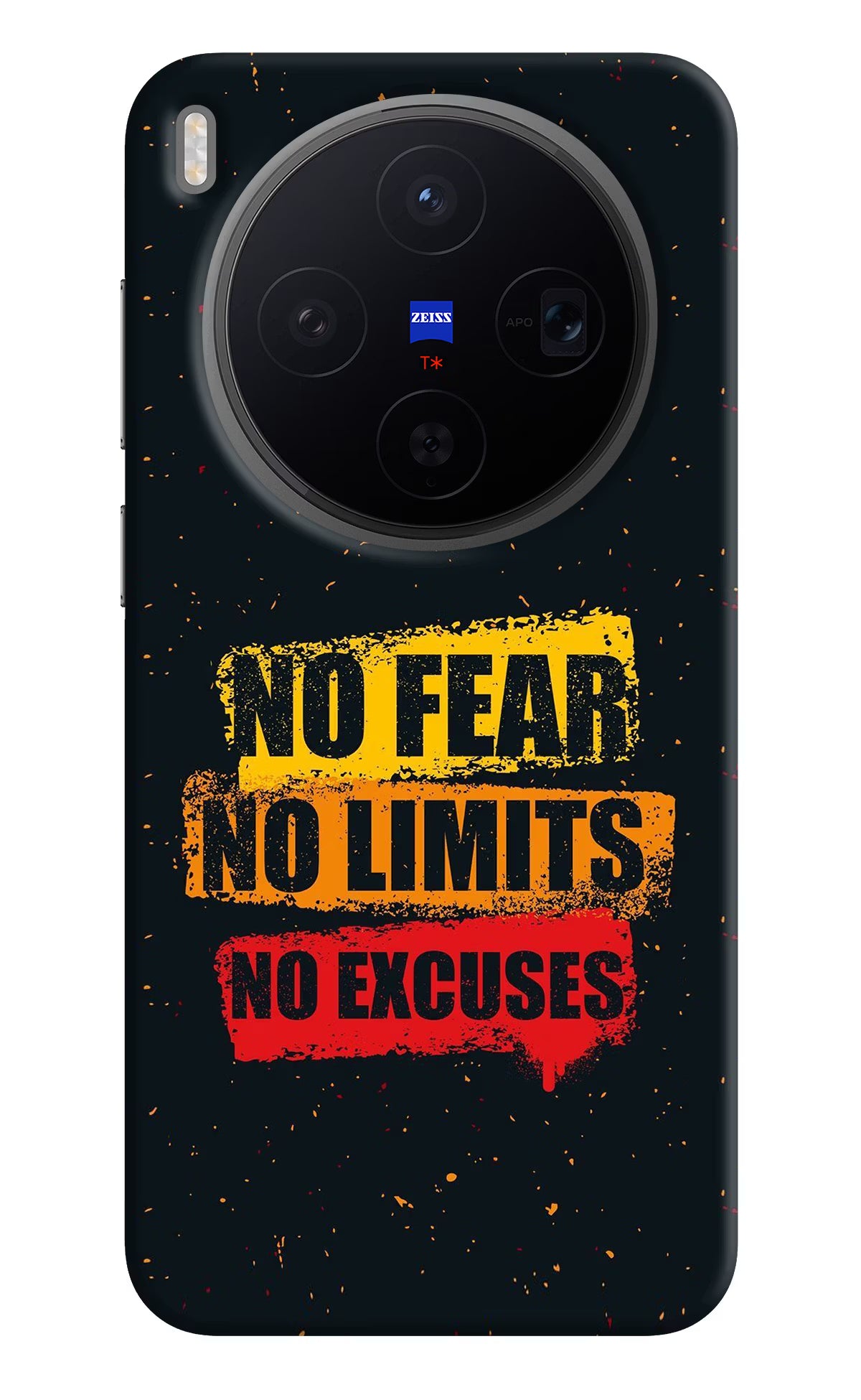 No Fear No Limits No Excuse Vivo X300 Back Cover