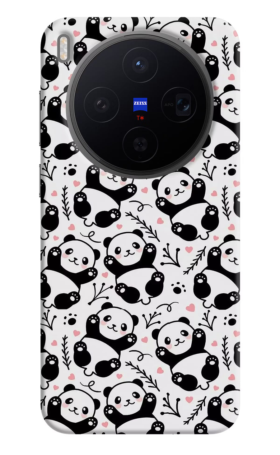 Cute Panda Vivo X300 Back Cover, Hard case