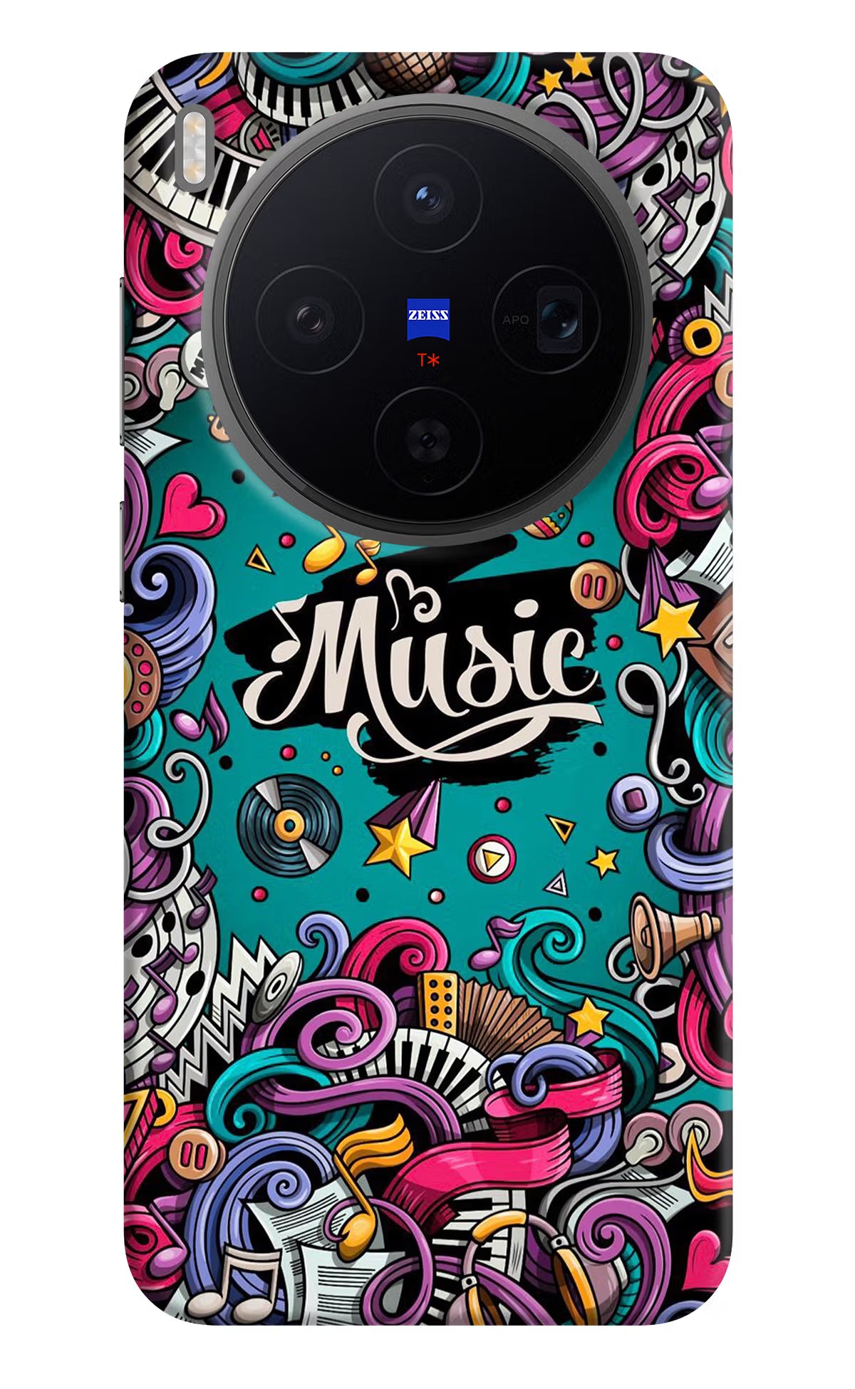 Music Graffiti Vivo X300 Back Cover