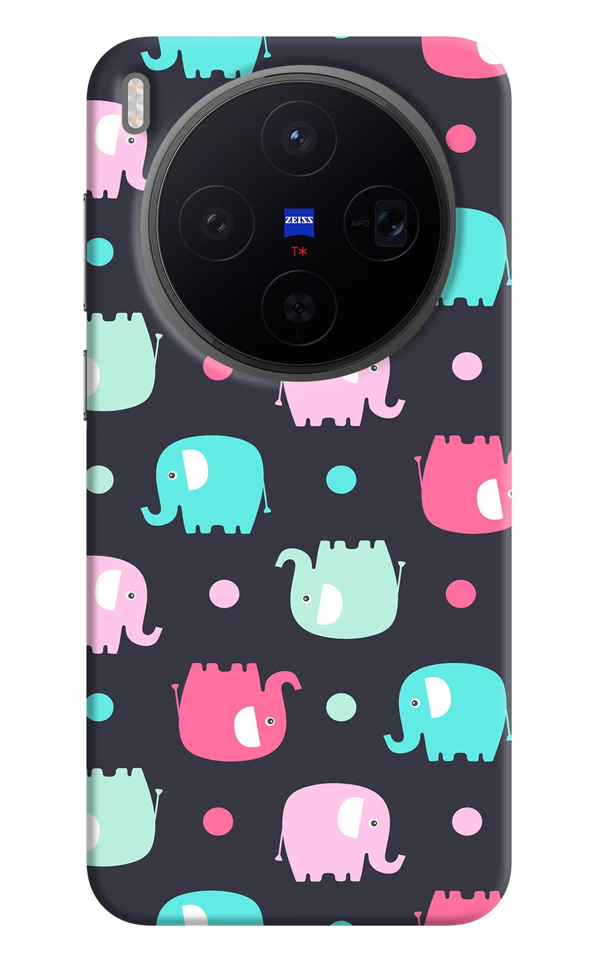 Elephants Vivo X300 Back Cover