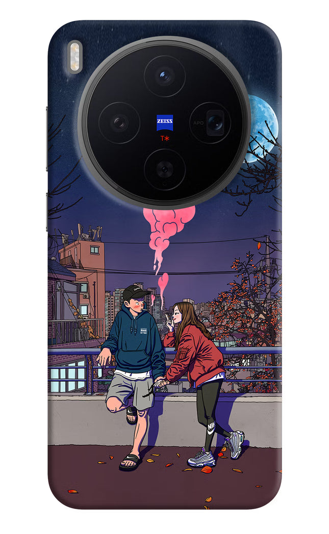 Chilling Couple Vivo X300 Hard Case Back Cover by Casekaro