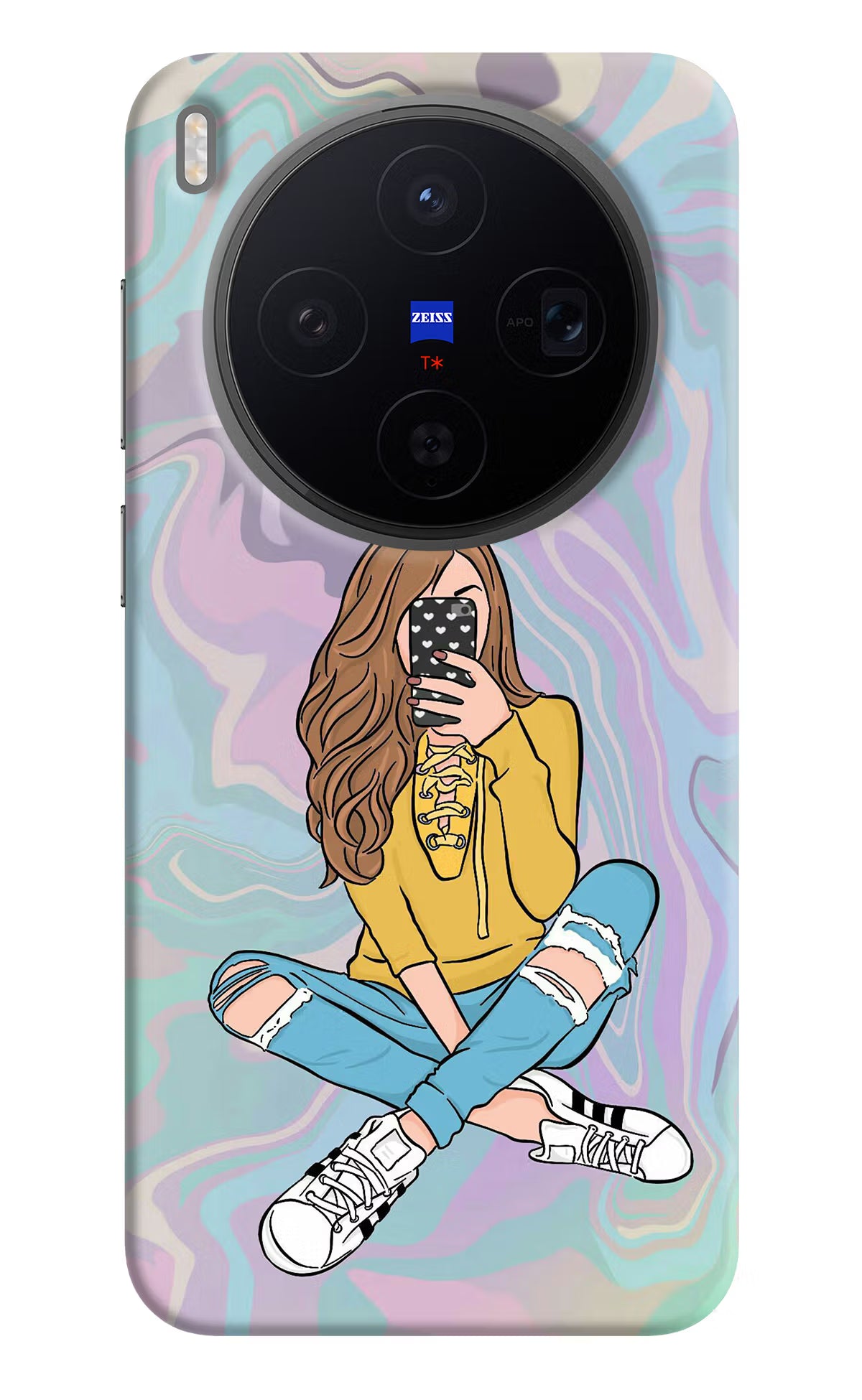 Selfie Girl Vivo X300 Back Cover