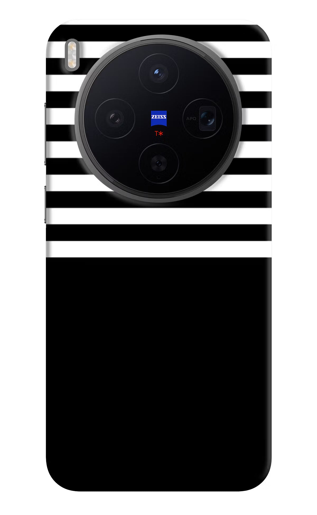 Black and White Print Vivo X300 Back Cover