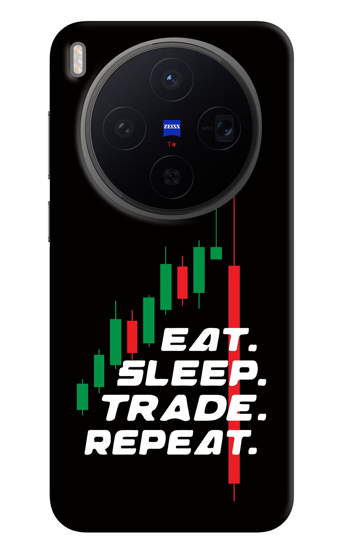 Eat Sleep Trade Repeat Vivo X300 Back Cover
