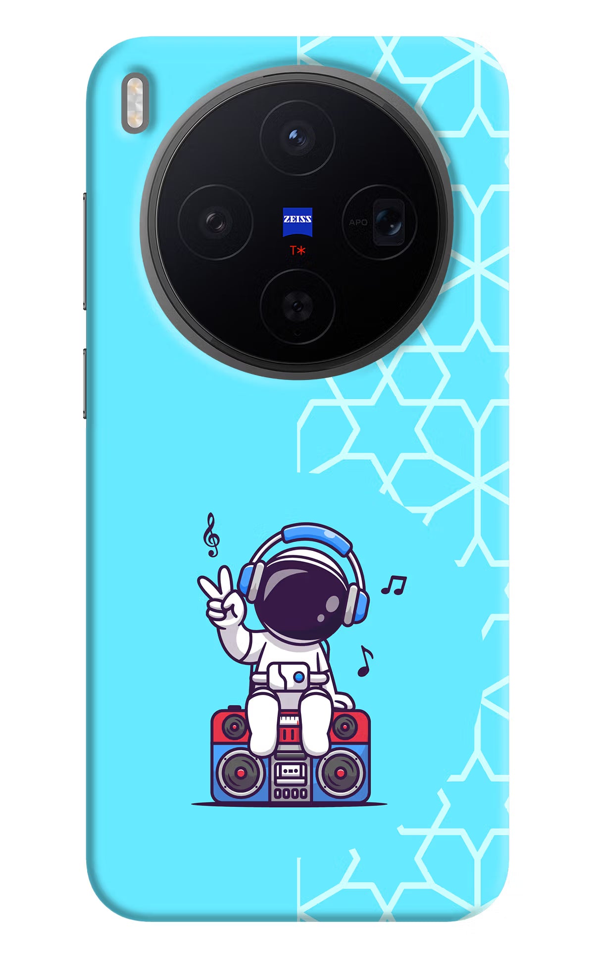 Cute Astronaut Chilling Vivo X300 Back Cover