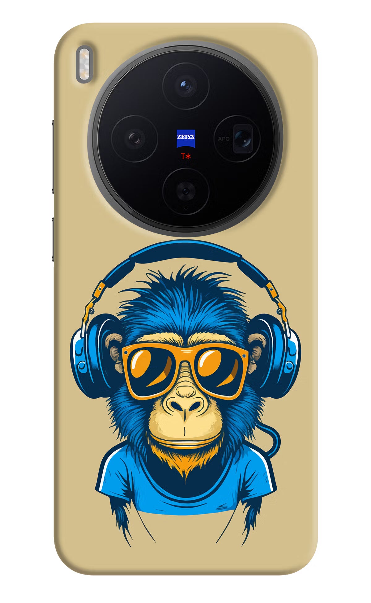 Monkey Headphone Vivo X300 Back Cover