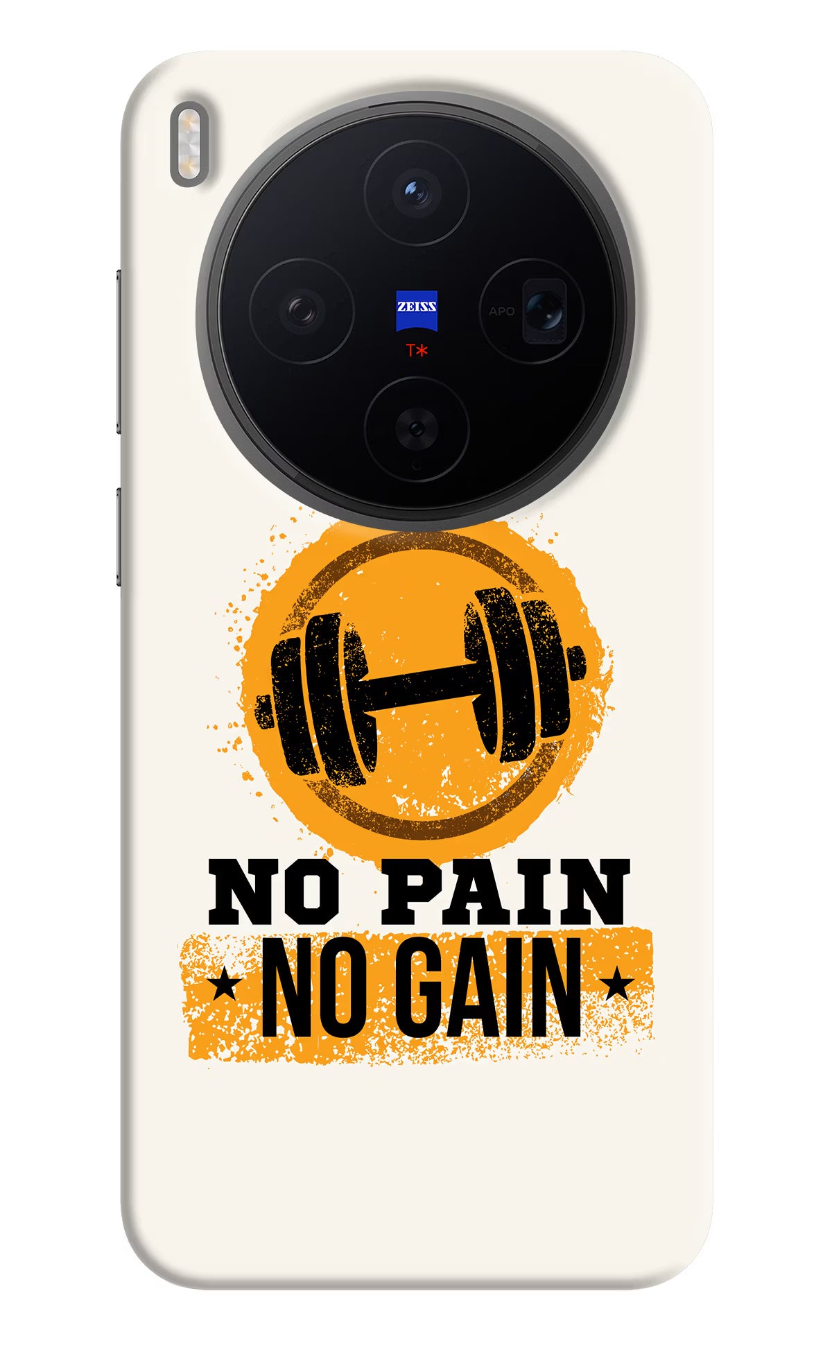 No Pain No Gain Vivo X300 Back Cover