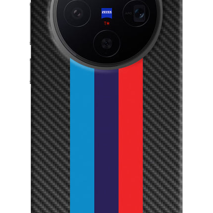 BMW Stripes Pattern Vivo X300 Hard Case Back Cover by Casekaro