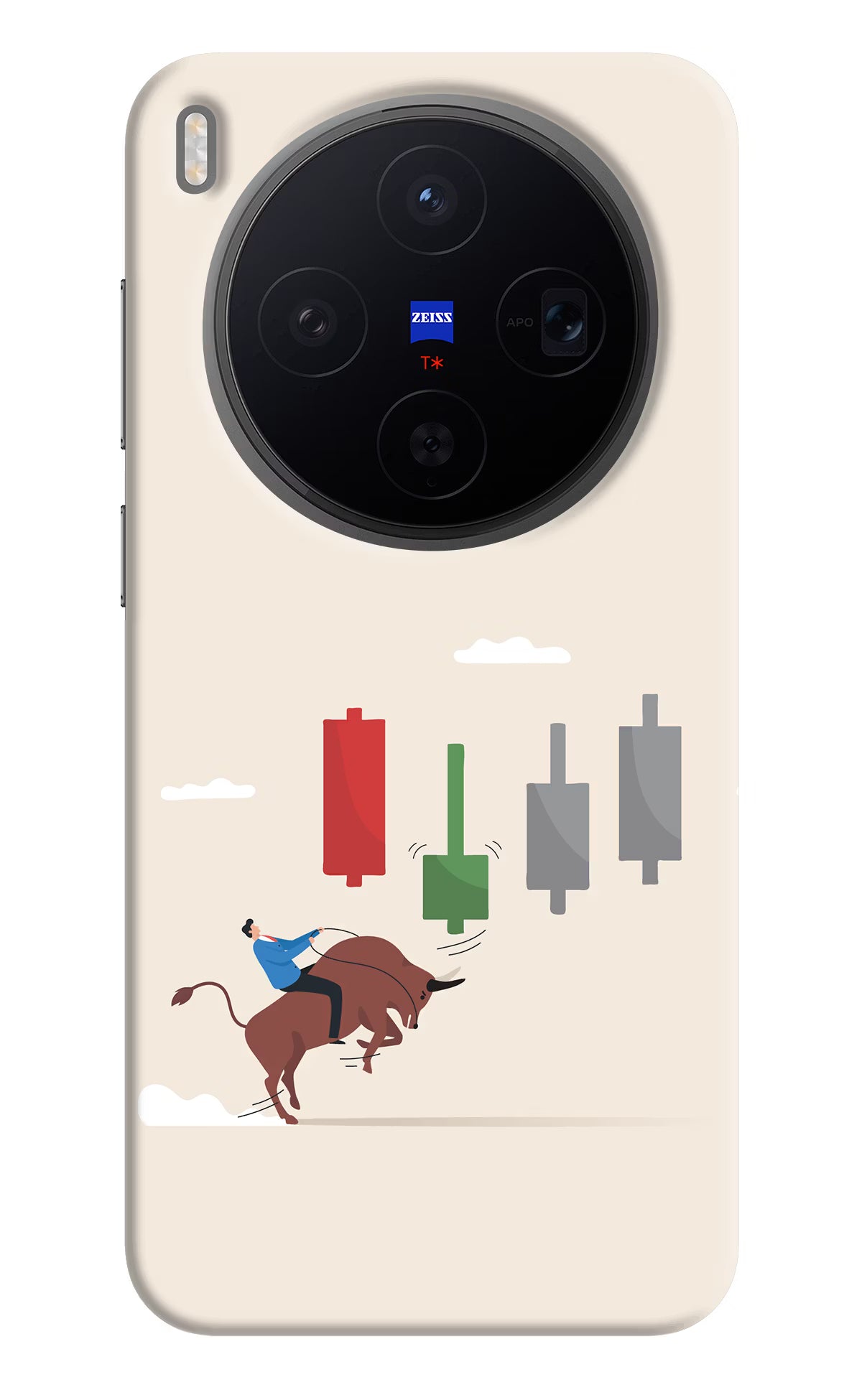 Bull Trading Momentum Vivo X300 Back Cover