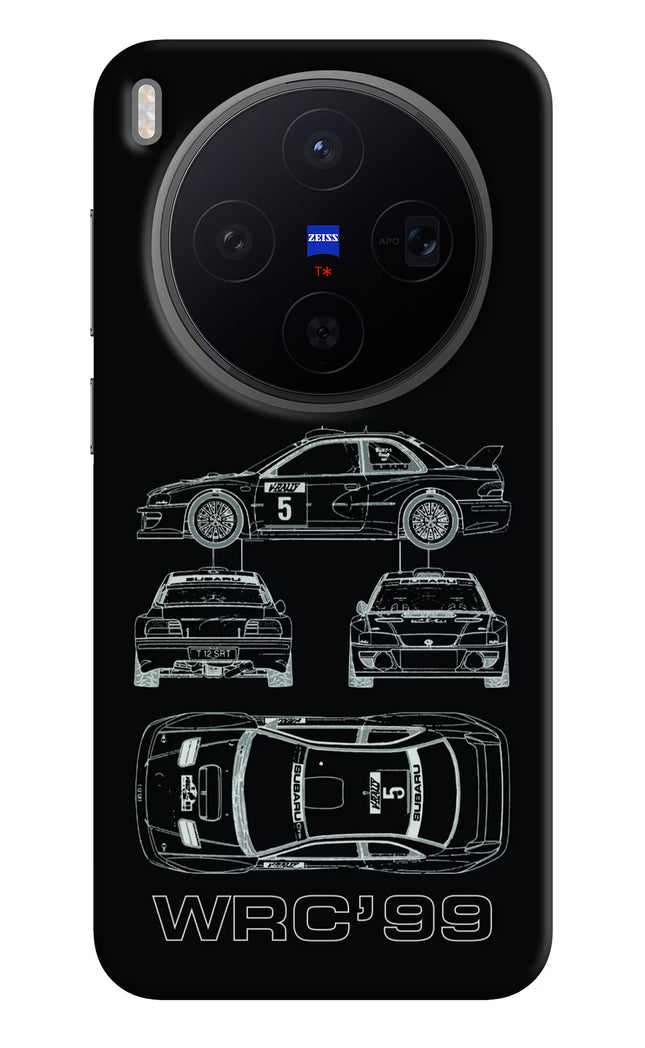 WRC'99 Vivo X300 Hard Case Back Cover by Casekaro