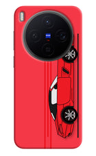 Red Velocity Vivo X300 Hard Case Back Cover by Casekaro
