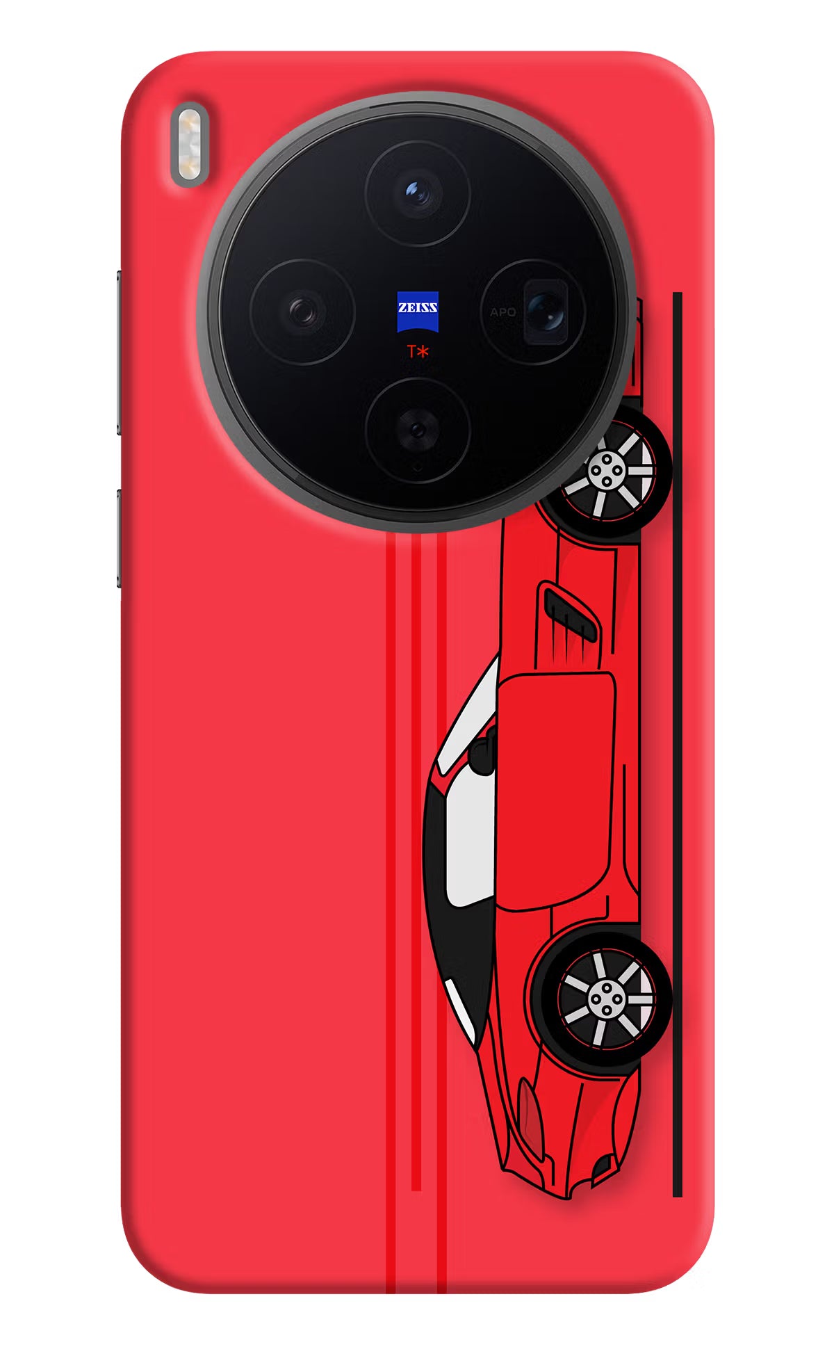 Red Velocity Vivo X300 Back Cover