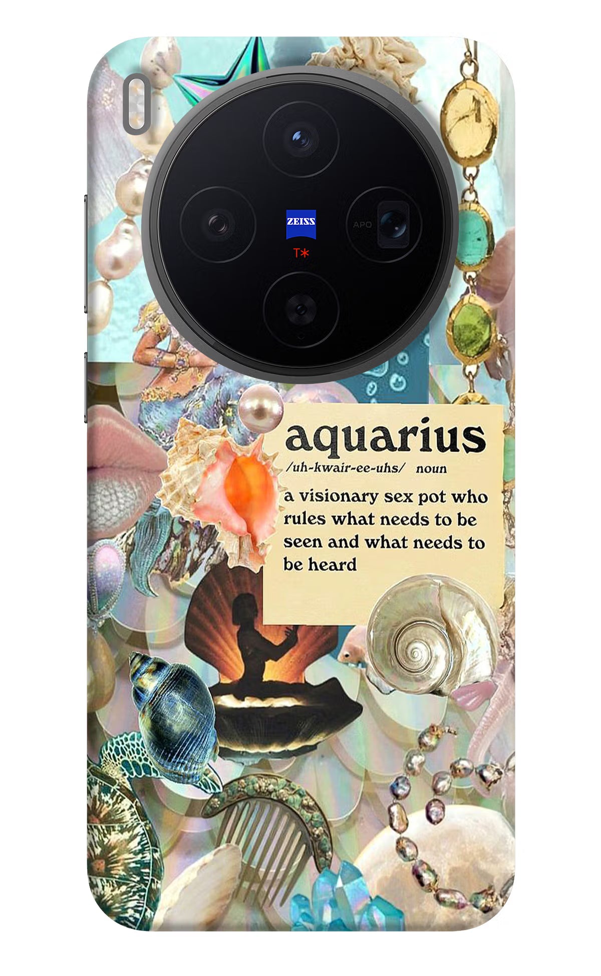 Aquarius Zodiac Vivo X300 Back Cover