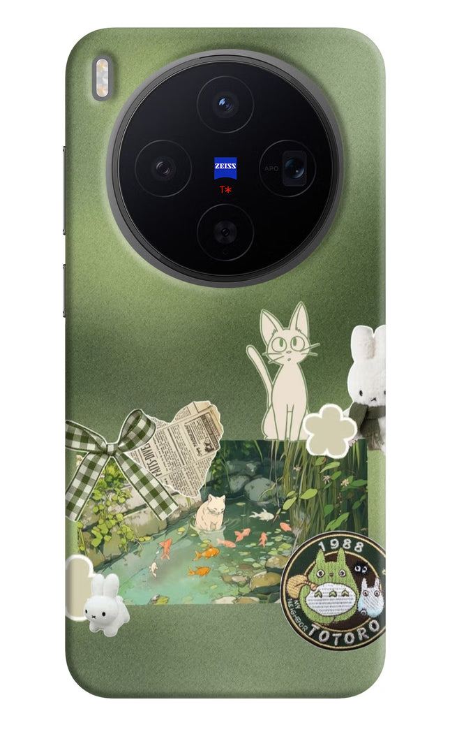 Aesthetic anime Vivo X300 Hard Case Back Cover by Casekaro
