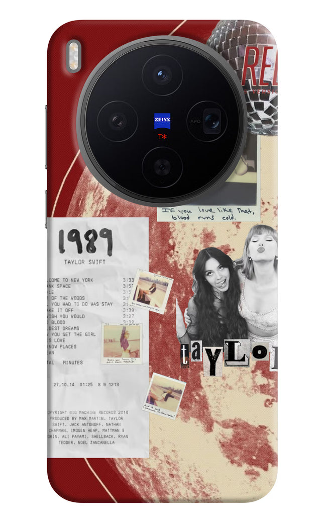 Taylor Swift Vivo X300 Hard Case Back Cover by Casekaro