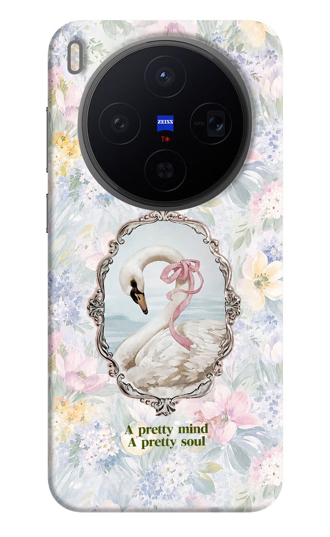 Pretty Mind Pretty Soul Vivo X300 Hard Case Back Cover by Casekaro