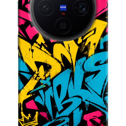 Graffiti Vibe Vivo X300 Hard Case Back Cover by Casekaro