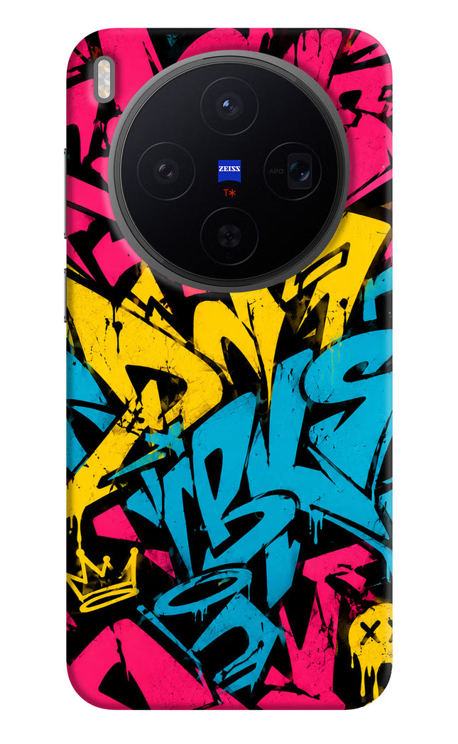Graffiti Vibe Vivo X300 Hard Case Back Cover by Casekaro