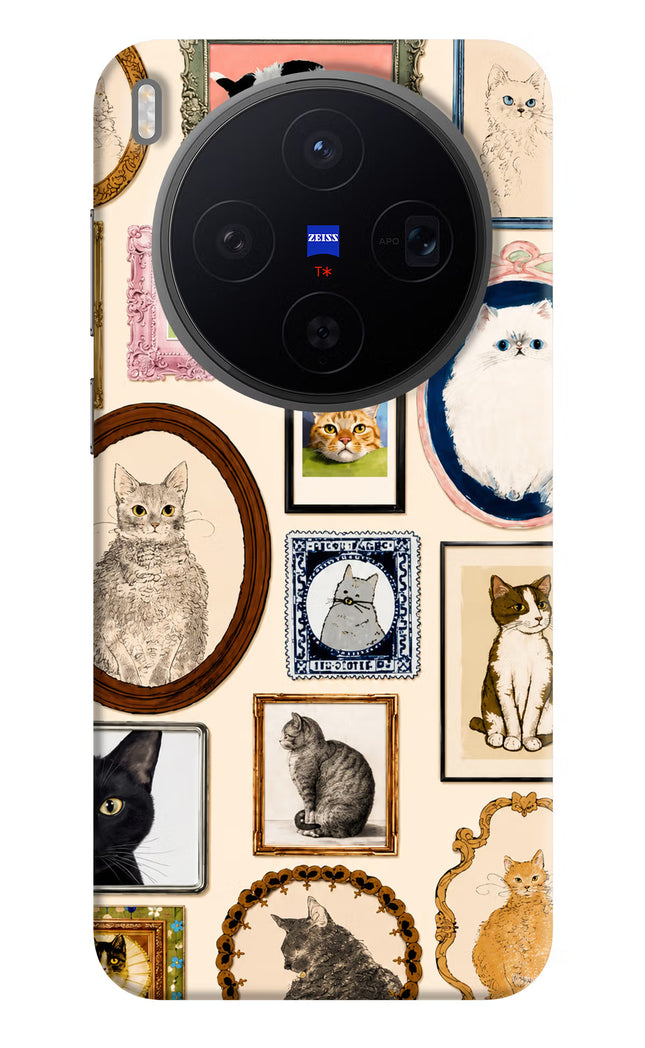 Mirror Cats Vivo X300 Hard Case Back Cover by Casekaro