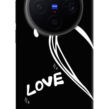 Love Line Vivo X300 Hard Case Back Cover by Casekaro