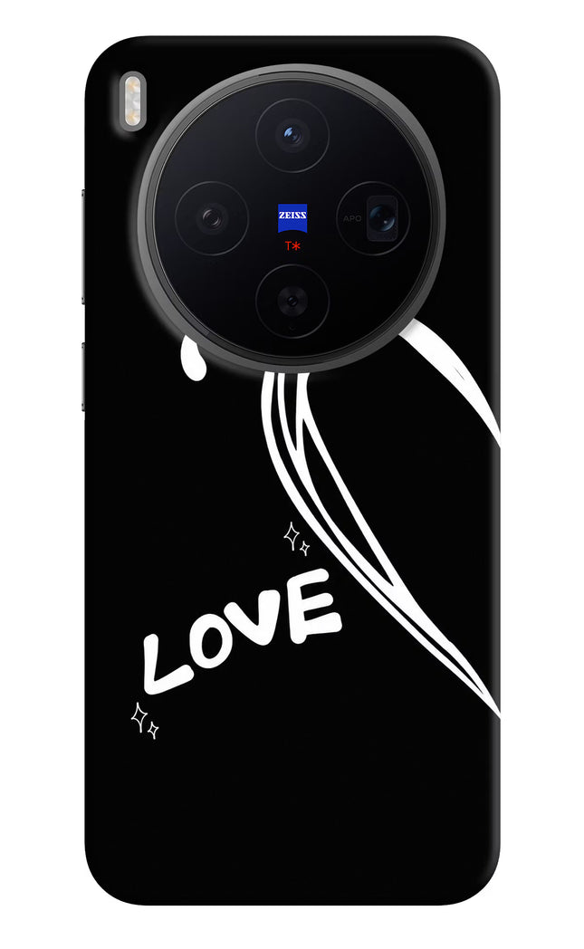 Love Line Vivo X300 Hard Case Back Cover by Casekaro