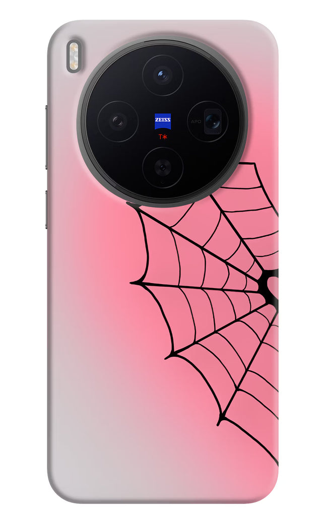 Pink Web Vivo X300 Hard Case Back Cover by Casekaro