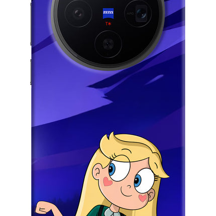 Star Glow Vivo X300 Hard Case Back Cover by Casekaro