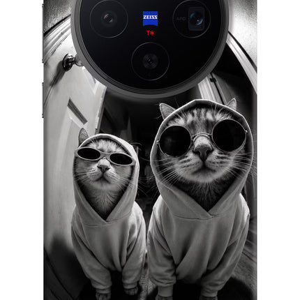 Hood Cats Vivo X300 Hard Case Back Cover by Casekaro