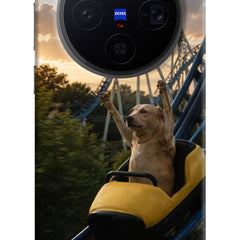 Rollercoaster Dog Vivo X300 Hard Case Back Cover by Casekaro