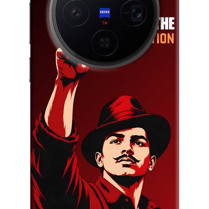 Bhagat Singh Revolution Vivo X300 Back Cover