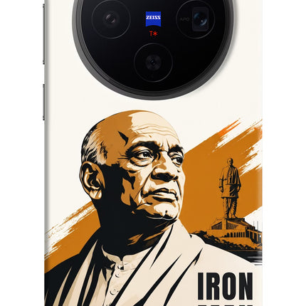 Sardar Patel Iron Will Vivo X300 Back Cover