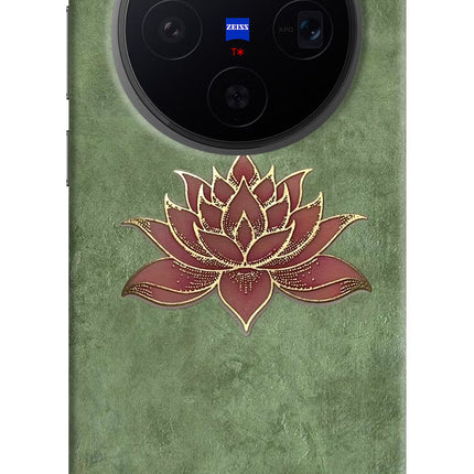 Lotus Grace Vivo X300 Hard Case Back Cover by Casekaro
