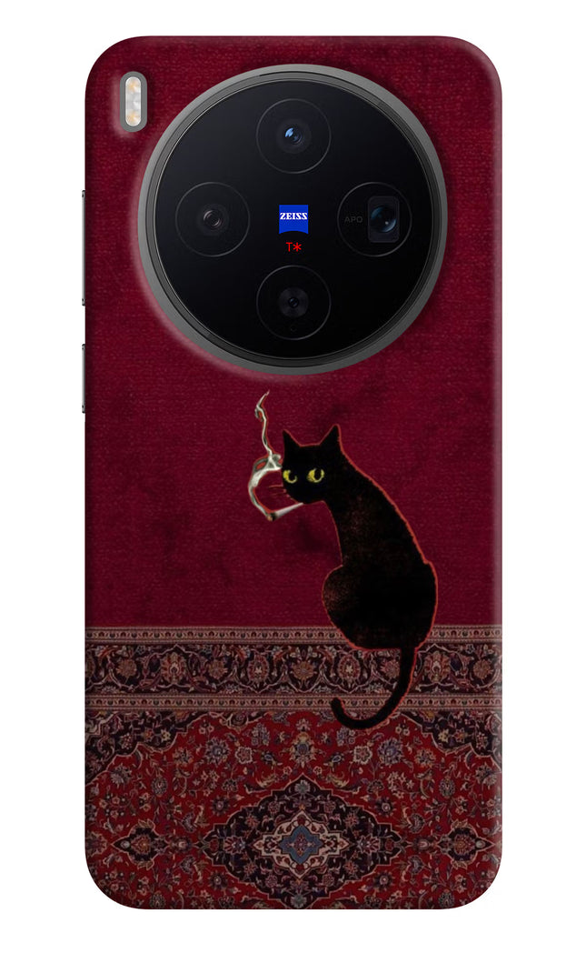 Midnight Cat Vivo X300 Hard Case Back Cover by Casekaro