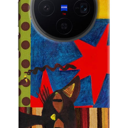 Pop Cat Vivo X300 Hard Case Back Cover by Casekaro