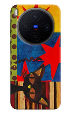 Pop Cat Vivo X300 Hard Case Back Cover by Casekaro