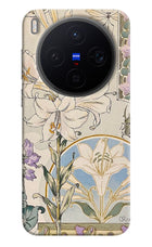 White Lily Vivo X300 Hard Case Back Cover by Casekaro