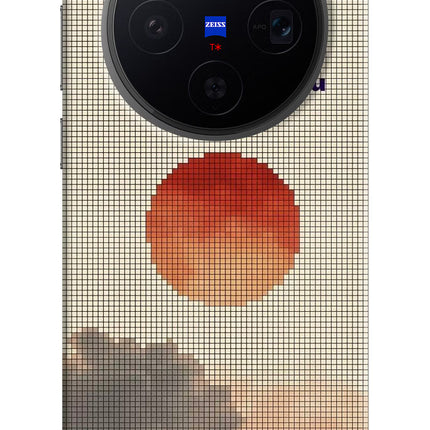 Pixel Sun Vivo X300 Hard Case Back Cover by Casekaro
