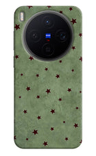 Green Stars Vivo X300 Hard Case Back Cover by Casekaro