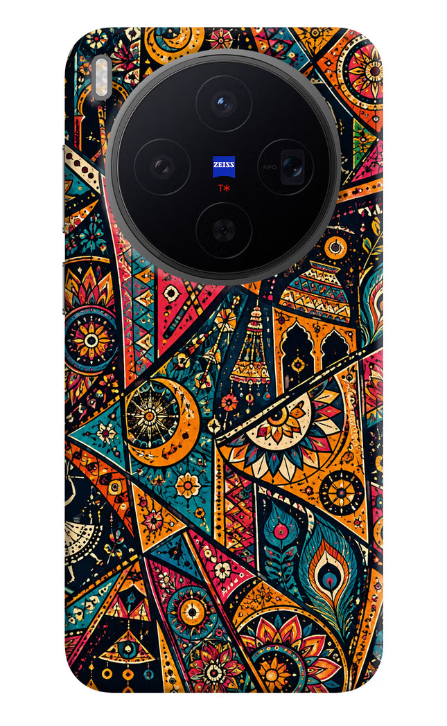 Folk Print Vivo X300 Hard Case Back Cover by Casekaro