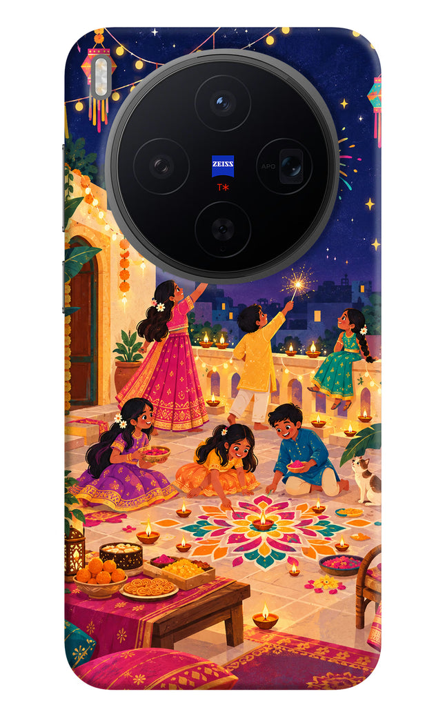 Diwali Night Vivo X300 Hard Case Back Cover by Casekaro